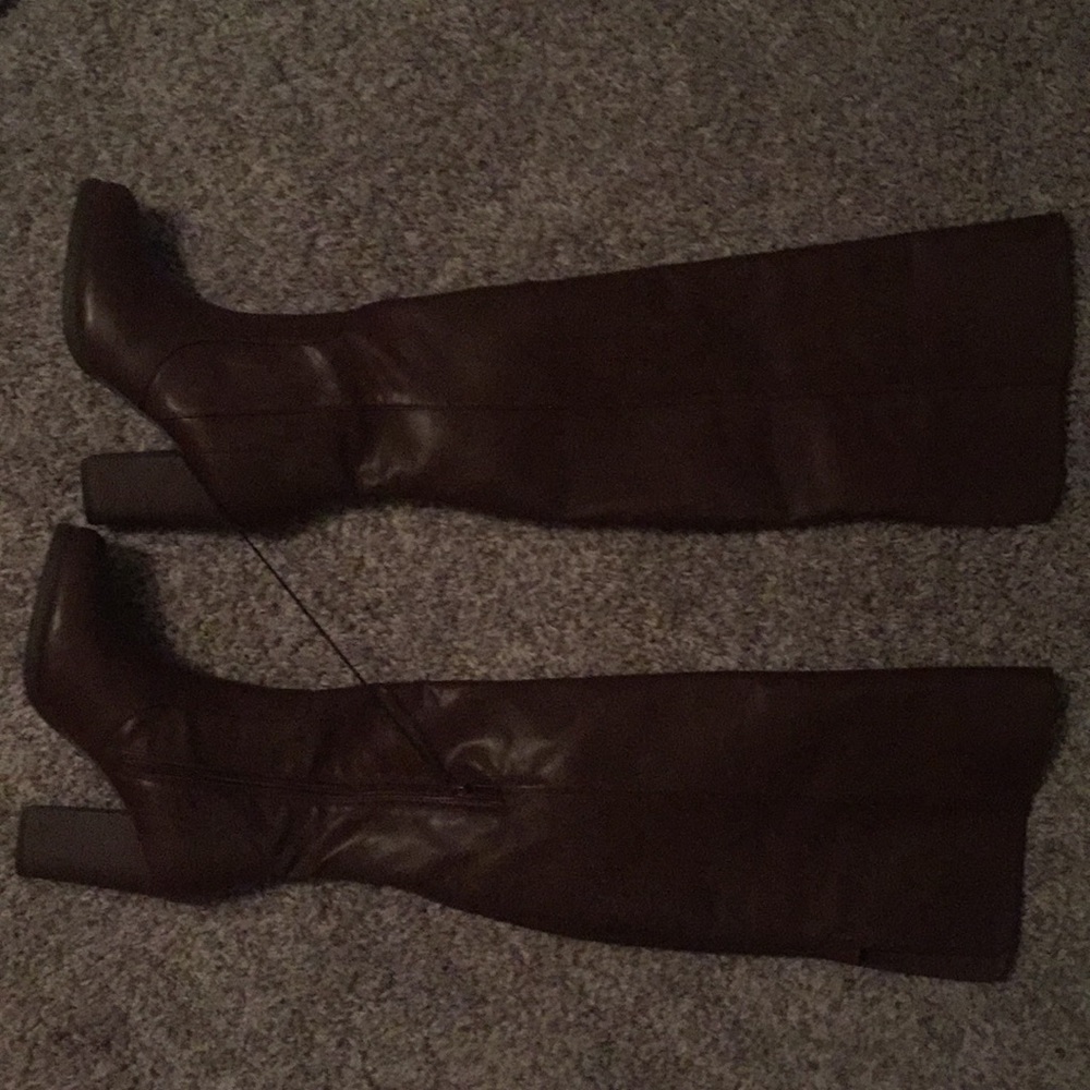 Express over the knee faux boots